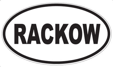 RACKOW - Oval Magnet