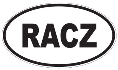 RACZ - Oval Sticker