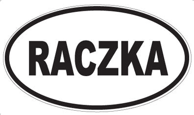 RACZKA - Oval Magnet
