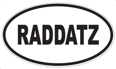 RADDATZ - Oval Sticker