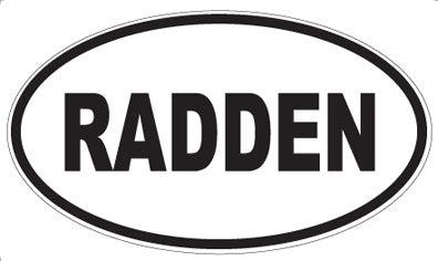 RADDEN - Oval Magnet