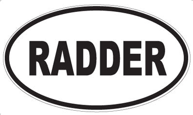 RADDER - Oval Magnet