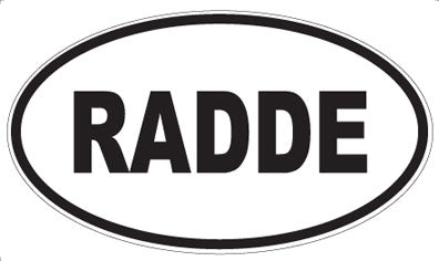 RADDE - Oval Magnet
