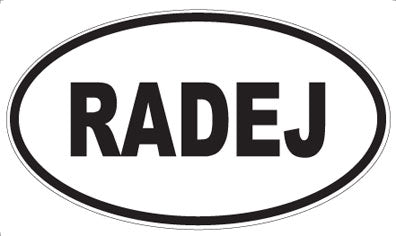 RADEJ - Oval Magnet