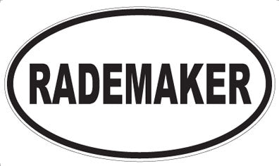 RADEMAKER - Oval Magnet
