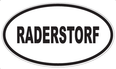 RADERSTORF - Oval Magnet