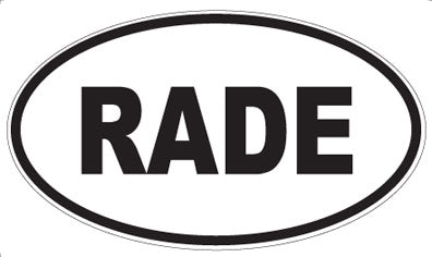 RADE - Oval Magnet