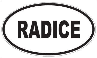 RADICE - Oval Magnet