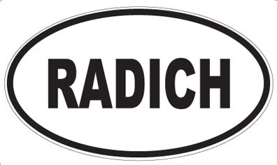 RADICH - Oval Magnet