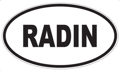 RADIN - Oval Magnet