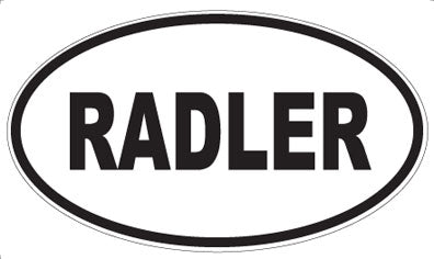 RADLER - Oval Magnet