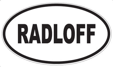 RADLOFF - Oval Magnet