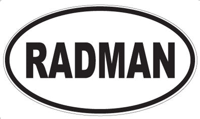 RADMAN - Oval Magnet