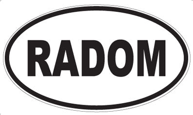 RADOM - Oval Magnet