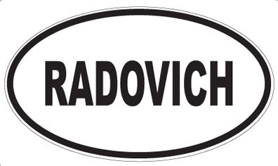 RADOVICH - Oval Magnet