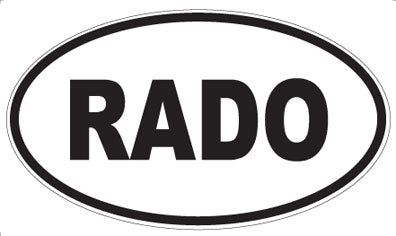RADO - Oval Magnet