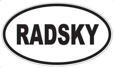 RADSKY - Oval Magnet