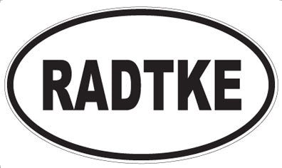 RADTKE - Oval Magnet