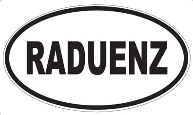 RADUENZ - Oval Magnet