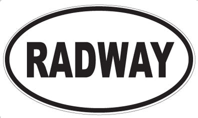 RADWAY - Oval Magnet