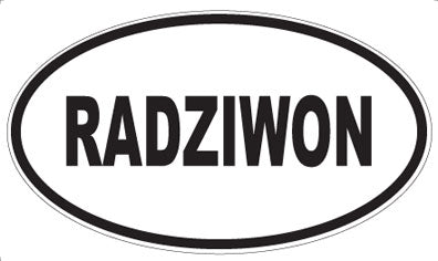 RADZIWON - Oval Magnet