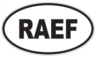 RAEF - Oval Magnet