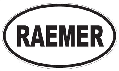RAEMER - Oval Magnet