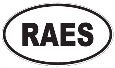 RAES - Oval Magnet