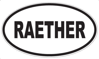 RAETHER - Oval Magnet