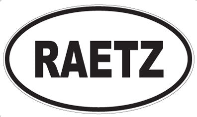 RAETZ - Oval Magnet