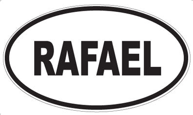 RAFAEL - Oval Magnet