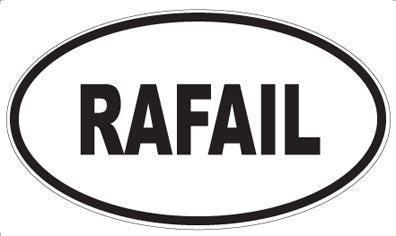 RAFAIL - Oval Magnet