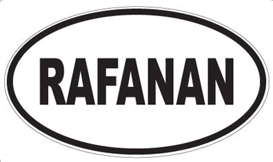RAFANAN - Oval Magnet