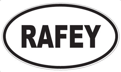 RAFEY - Oval Magnet