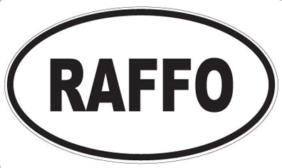 RAFFO - Oval Magnet