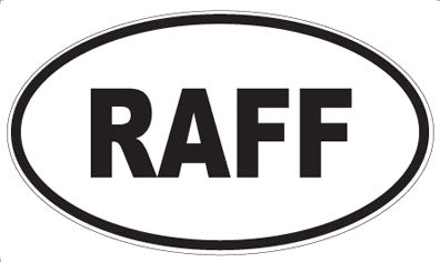 RAFF - Oval Magnet