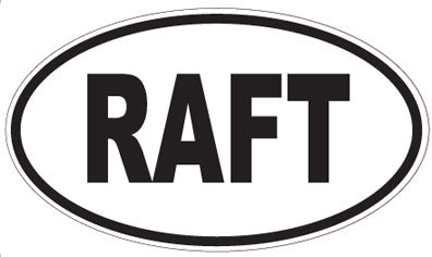 RAFT - Oval Sticker