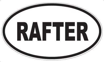 RAFTER - Oval Magnet