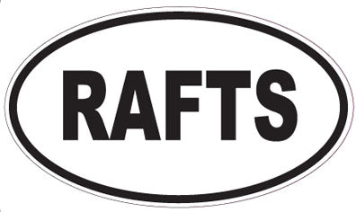RAFTS - Oval Magnet