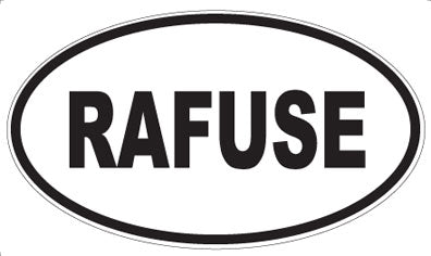 RAFUSE - Oval Magnet