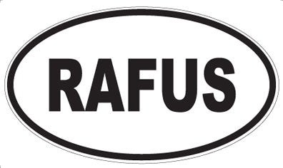 RAFUS - Oval Magnet