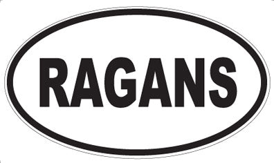 RAGANS - Oval Magnet