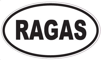 RAGAS - Oval Sticker