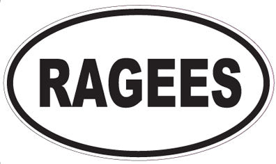 RAGEES - Oval Sticker
