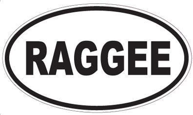 RAGGEE - Oval Sticker