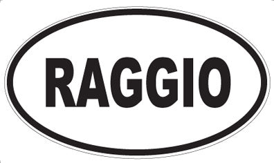 RAGGIO - Oval Magnet