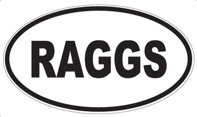 RAGGS - Oval Magnet