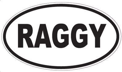 RAGGY - Oval Magnet