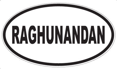 RAGHUNANDAN - Oval Magnet