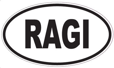 RAGI - Oval Sticker